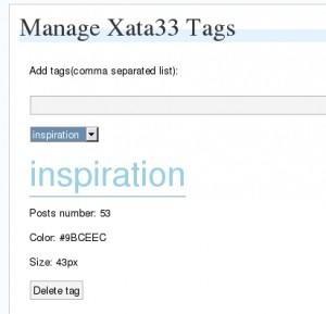 X33 Tag Manage